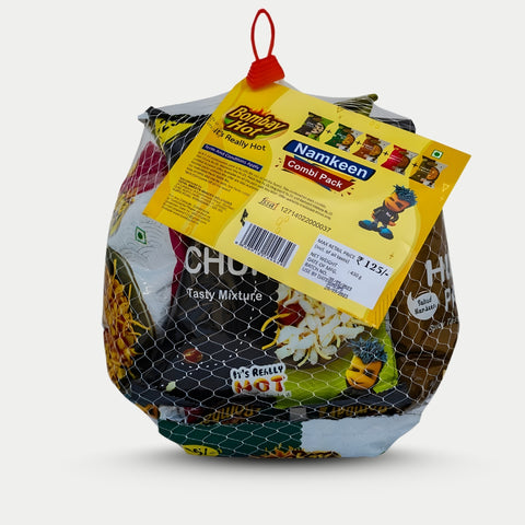 Packaged snack with a Namkeen 